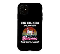 Carcasa para iPhone 11 Entrenamiento TRX/Funny Colorful Unicorn Personal Trainers