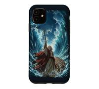 Carcasa para iPhone 11 Epic Japanese Anime Christian Bible - Moses Parting The Sea