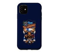 Carcasa para iPhone 11 Equipo de Finlandia Kalsarikännit Divertido Alce