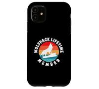Carcasa para iPhone 11 Equipo de Miembros de Wolfpack Lifetime para Wolf Lovers