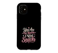 Carcasa para iPhone 11 Eres La Razón Snacks Amor Divertido Parejas