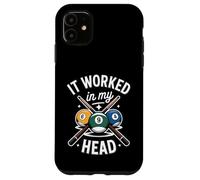 Carcasa para iPhone 11 Es Curioso Que se me Haya Pasado por la Cabeza Decir Billar Cue