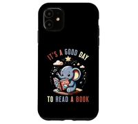 Carcasa para iPhone 11 Es un Buen día para Leer un Libro Amantes del Espacio Amantes de los Libros Divertidos