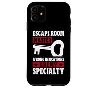 Carcasa para iPhone 11 Escape Room Master Las indicaciones equivocadas Son mi Juego de especialidad