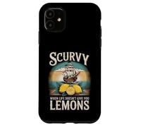 Carcasa para iPhone 11 Escorbuto Cuando la Vida no te da Limones Cita Divertida