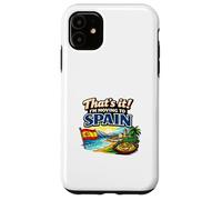 Carcasa para iPhone 11 Eso es lo Que me Mudo a España Humor Divertido de Viajes en español