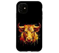 Carcasa para iPhone 11 España ESP 26 Fan Bandera de Toro español Arte Empoderador