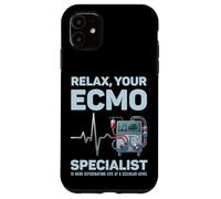Carcasa para iPhone 11 Especialista en ECMO Terapeuta respiratorio Enfermero de UCI