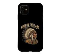 Carcasa para iPhone 11 Espíritu de Las Llanuras Tradición Auténtica Jefe Indígena