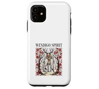 Carcasa para iPhone 11 Espíritu Wendigo Críptido Terror Folklore Bosque