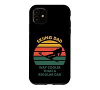 Carcasa para iPhone 11 Esquiando papá para Padre Que esquís Vintage Divertido Camino Enfriador