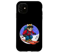 Carcasa para iPhone 11 Esquís para Gatos