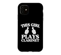 Carcasa para iPhone 11 Esta Chica Toca Clarinete Dos Pulgares