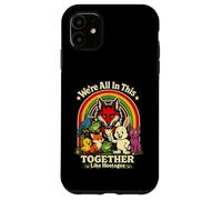 Carcasa para iPhone 11 Estamos Todos En Esto Juntos como Rehenes Divertido Animal Retro
