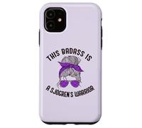 Carcasa para iPhone 11 Este Badass ES UN Guerrero DE SJOGREN Purple Ribbon Meme