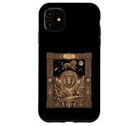 Carcasa para iPhone 11 Estilo de Carta del Tarot del símbolo de la astrología del Zodiaco Leo