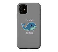 Carcasa para iPhone 11 Estoy Bien y tú? Ballena Divertida Lindo océano Animal Juego de Palabras Ballenas