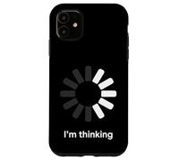 Carcasa para iPhone 11 Estoy Pensando Cargando Spinner Divertido Humor sarcástico