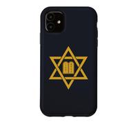 Carcasa para iPhone 11 Estrella de David Diez Mandamientos Israel Magen Judío Arte