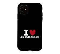Carcasa para iPhone 11 Estudiante de matemáticas Ap Cálculo Profesor Divertido I Love Ap Cálculo