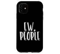 Carcasa para iPhone 11 EW, Gente INTROVERTIDA Quédate en casa Dentro Meme Divertido