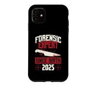 Carcasa para iPhone 11 Experto forense Desde el Nacimiento 2025 Cumpleaños temático de crímenes Reales