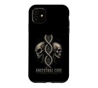 Carcasa para iPhone 11 Extraterrestre Genoma Alienígena Doble Hélice Cráneo Alien