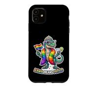 Carcasa para iPhone 11 Fabuloso Rainbow Pride-o-Saurus Rex