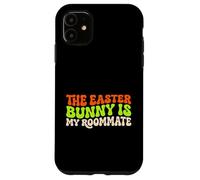 Carcasa para iPhone 11 Fan de The Easter Bunny Is My Roommate Holiday Spring Bunny