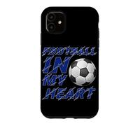 Carcasa para iPhone 11 Fanart de Football In My Heart Soccer Lover 2026