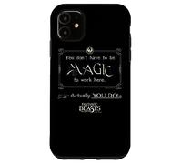 Carcasa para iPhone 11 Fantastic Beasts and Where to Find Them Magic To Work Here