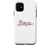 Carcasa para iPhone 11 Fargo North Dakota Midwest Vintage Varsity Distressed