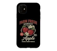 Carcasa para iPhone 11 Farm Fresh Organic Apple Farmers Orchard Market Homegrown