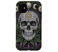 Carcasa para iPhone 11 Fases Lunares Hongo Gótico