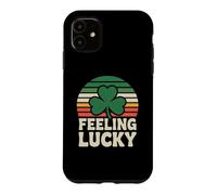 Carcasa para iPhone 11 Feeling Lucky Retro Casino Humor St Patricks Day Vibes
