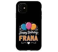Carcasa para iPhone 11 Feliz cumpleaños Frana