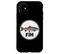 Carcasa para iPhone 11 Fih Funny Mal Pescado Meme Broma Pesca Fisher Angler