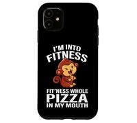 Carcasa para iPhone 11 Fitness Pizza Pet Monkey Lover