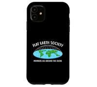 Carcasa para iPhone 11 Flat Earth Society - Camiseta con diseño de Globo para Todos los Miembros