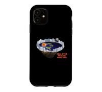Carcasa para iPhone 11 Flat le Earth with Ice Wall Real le Eyes Realize Real Mentiras