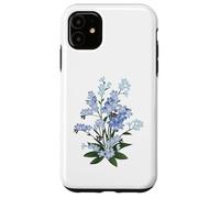 Carcasa para iPhone 11 Flor botánica Forget-Me-Not