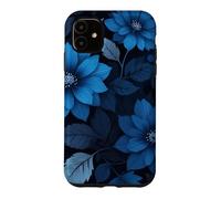 Carcasa para iPhone 11 Flores Azul Oscuro Midnight Floral