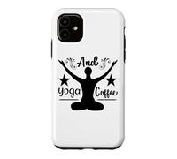 Carcasa para iPhone 11 Flujo de Amanecer Sereno y Vibraciones de café de Yoga