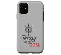 Carcasa para iPhone 11 Focus on The Goal Target Graphic Motivation Discipline Quote
