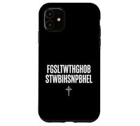 Carcasa para iPhone 11 For God So Loved The World FGSLTWTHGOB Faith Christian