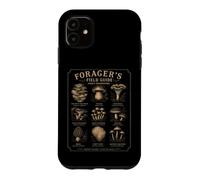 Carcasa para iPhone 11 Forager's Field Guide Setas comestibles Vintage Botanical