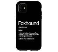 Carcasa para iPhone 11 Foxhound Raza de Perro Desfeminación Fox Hound Dogs