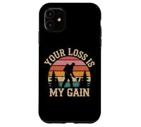 Carcasa para iPhone 11 Frase Detector de Metales Your Loss Is My Gain