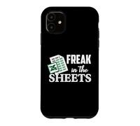 Carcasa para iPhone 11 Freak In The Excel Sheets Hoja de cálculo Contable Divertida