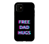 Carcasa para iPhone 11 Free Dad Hugs Pride Proud Ally LGBT Rainbow Flag Support